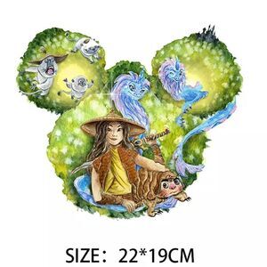 Raya and the last dragon HTV iron on vinyl decal​